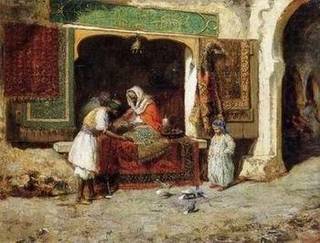 Arab or Arabic people and life. Orientalism oil paintings  261, unknow artist